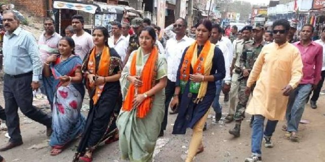 Lok Sabha Election 2019: बाबूलाल के गढ़ पहुंचीं अन्नपूर्णा, मांगा सहयोग
