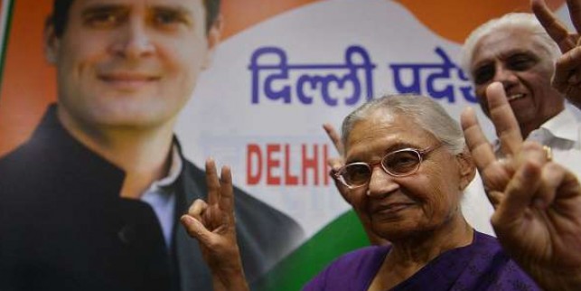 Deeply shocked, angry at words used by PM for Rajiv Gandhi: Sheila Dikshit