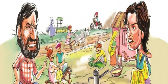 संग-साथ से चली विरासत की सियासत में अब ताकत की लड़ाई है