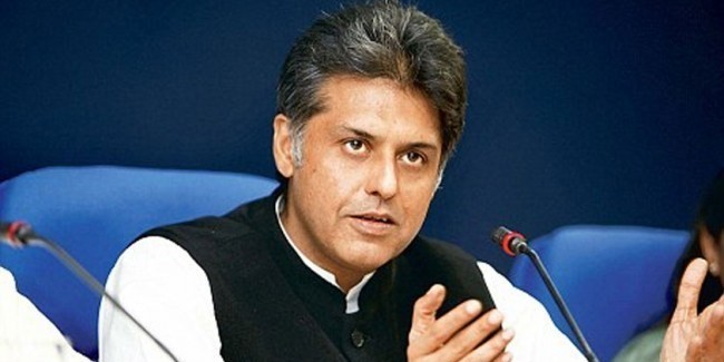 कश्मीर के बिगड़े हालात के लिए बीजेपी-पीडीपी गठबंधन जिम्मेदार- मनीष तिवारी