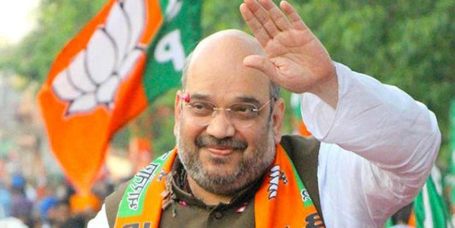 अमित शाह पहुंचे पटना