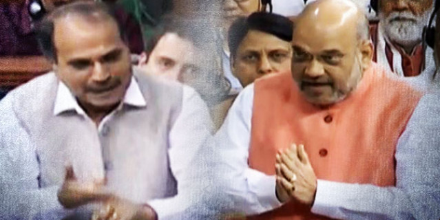 Article 370: कश्मीर मसले पर अधीर रंजन ने किया UN का जिक्र, नाराज हुईं सोनिया गांधी
