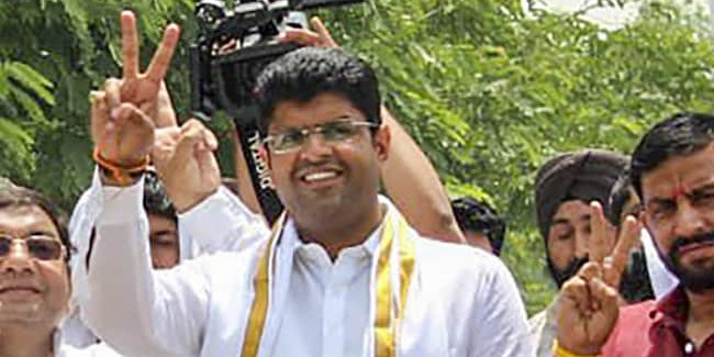 हरियाणा में किसी पार्टी कोे बहुमत नहीं, JJP के समर्थन पर दुष्यंत ने दिया ये जवाब