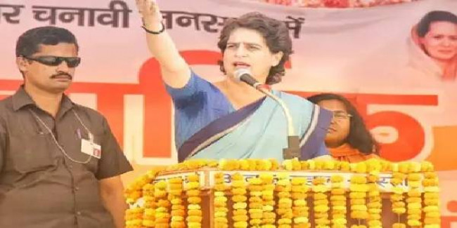 प्रियंका गांधी बोलीं- सरकार की जिम्मेदारी सुरक्षा की है तो अपराधियों को संरक्षण क्यों?