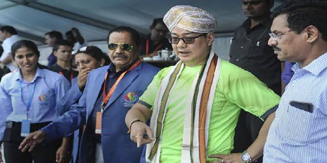 भारत-चीन सीमा पर पूर्ण शांति है: किरेन रिजिजू