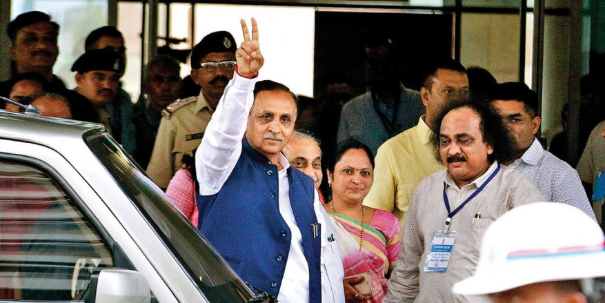 Man held for spreading fake news about CM Vijay Rupani's official car