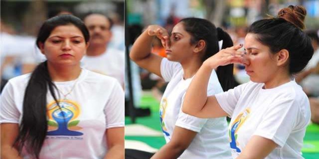International yoga day पर योगमय हुआ पंजाब, राज्यभर में समारोहों में लोगों की योग साधना