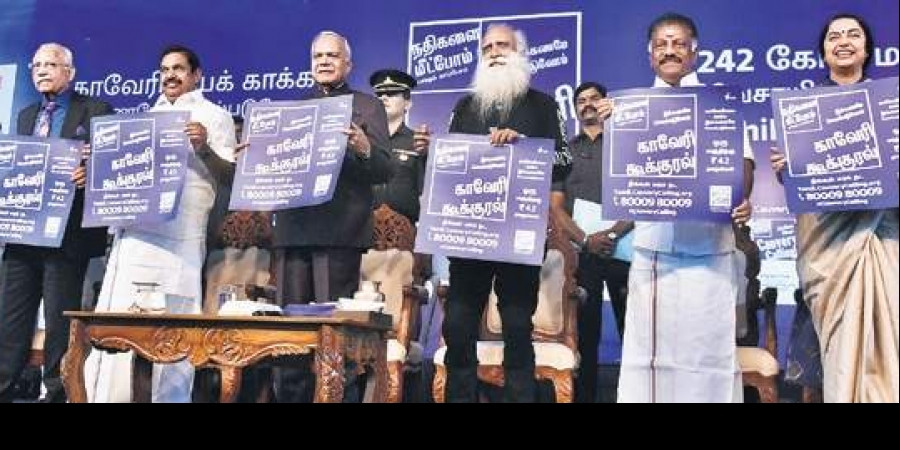 Tamil Nadu CM Palaniswami backs for the renovation of Kaveri