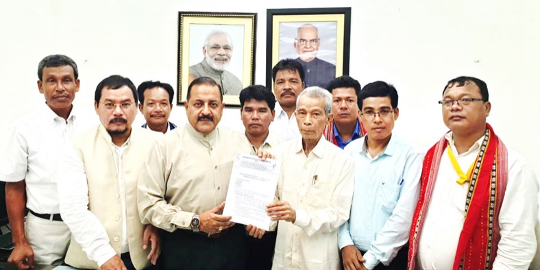 Tripura Ministers’ led delegation meets Dr Jitendra