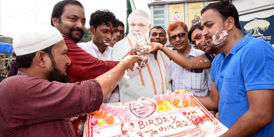 BJP Celebrates PM Modi's Birthday as 'Modi Day'