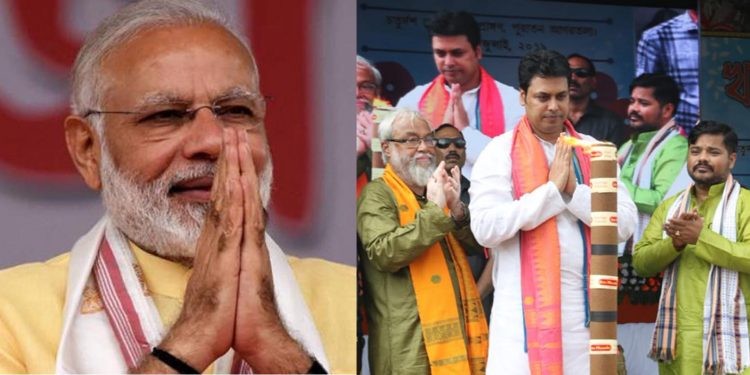 Modi greets people of Tripura on Kharchi Puja