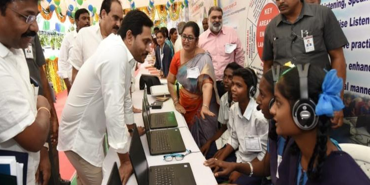 Andhra CM Jagan launches the mega scheme to revamp govt schools in the state