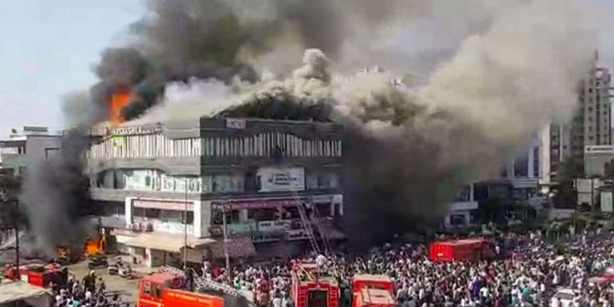 Surat fire: Gujarat CM Vijay Rupani orders fire safety audit of schools, malls after 20 die at coaching centre