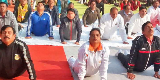 पूरे प्रदेश में हुआ सामूहिक सूर्य नमस्कार, मुख्यमंत्री ने दी शुभकामनाएं