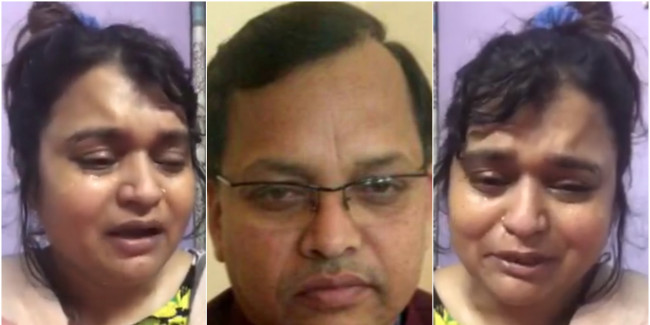 योगी के मंत्री बंदूक दिखाकर पत्नी के साथ करते हैं मार-पीट!