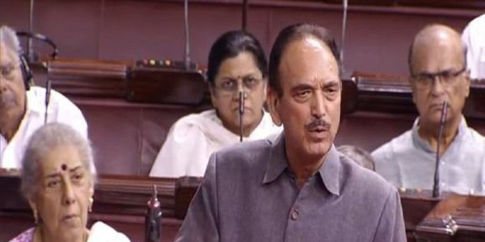 ट्रिपल तलाक बिल का असली मकसद मुस्लिम परिवार को तोड़ना : गुलाम नबी आजाद
