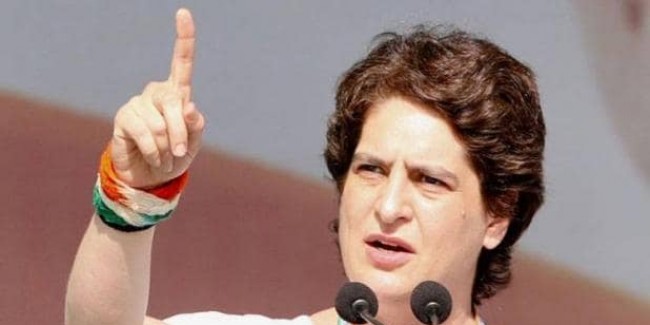 BJP पर बरसीं प्रियंका, बेलगाम सांसदों पर कार्रवाई नहीं करने पर घेरा