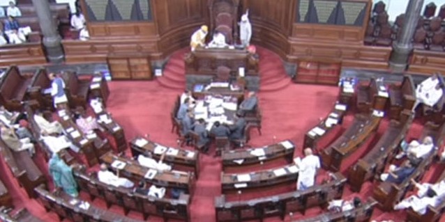 तृणमूल सदस्यों ने राज्यसभा में किया कार्यवाही का बहिष्कार