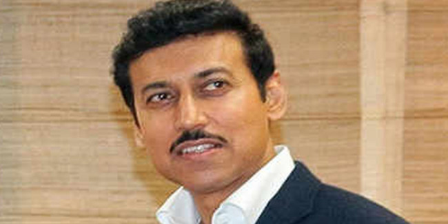 सांसद राज्यवर्धन सिंह राठाैड़ के गाने का हो रहा है वीडियो वायरल