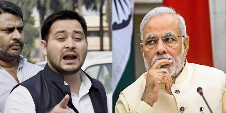 PM मोदी-CM नीतीश के इशारे पर लालू के साथ हो रही ज्यादती, तेजस्वी का आरोप