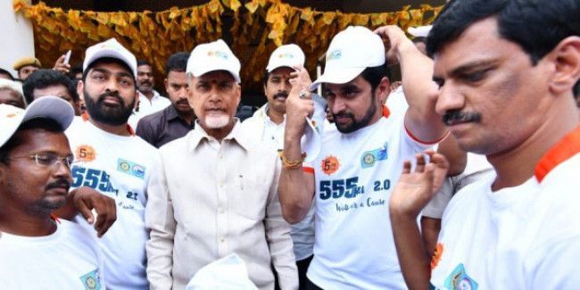 चंद्रबाबू नायडू ने आंध्र प्रदेश के नक्शे के सही संस्करण के लिए किया पीएम मोदी और अमित शाह का धन्यवाद
