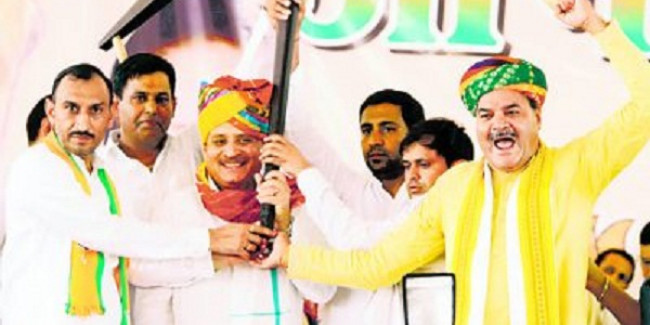 दूसरी पार्टियों का नाश कर भाजपा में हो रहे शामिल : राव इंद्रजीत