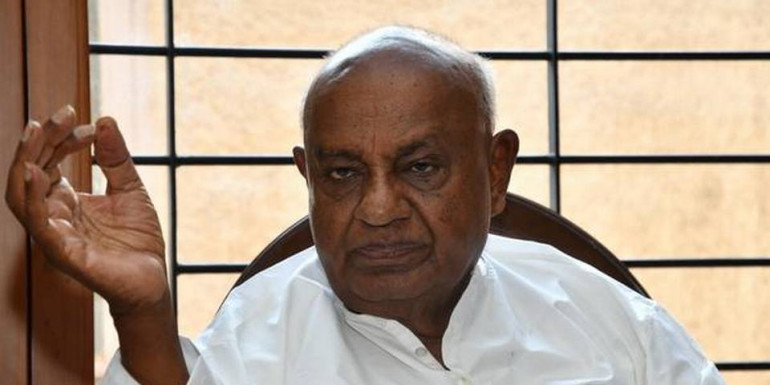 Deve Gowda says JD(S) will sit in Opposition