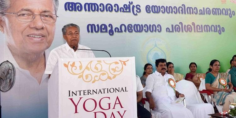 ‘Yoga is a form of exercise and not part of any religion’: Kerala CM on International Yoga Day