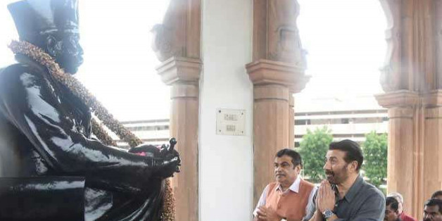 नितिन गडकरी के साथ RSS मुख्यालय पहुंचे सनी देओल, कहा- हिंदुस्तान जिंदाबाद था और रहेगा