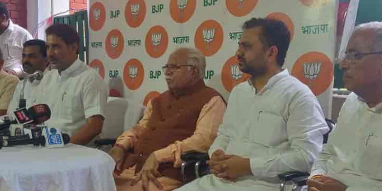 बीजेपी में शामिल हुए तीन पूर्व विधायक, मुख्यमंत्री और प्रदेशाध्यक्ष ने दिलाई पार्टी की सदस्यता