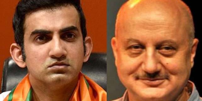 'मशहूर होने के जाल में न फंसे गौतम गंभीर' - गौतम गंभीर को अनुपम खेर की नसीहत