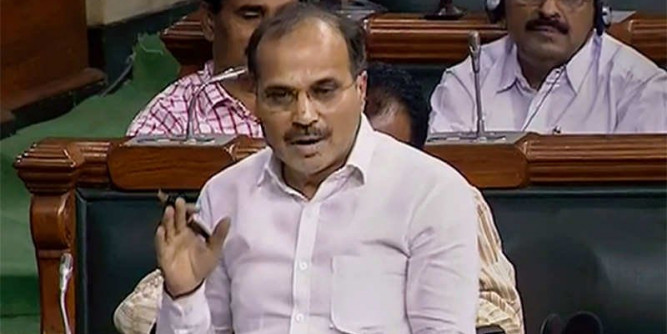 फिर फिसली कांग्रेस सांसद अधीर रंजन चौधरी की जुबान, वित्त मंत्री को लेकर की यह अभद्र टिप्पणी