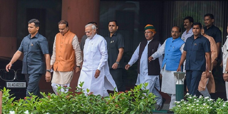 BJP's First Parliamentary Party Meeting for Ongoing Session on Tuesday