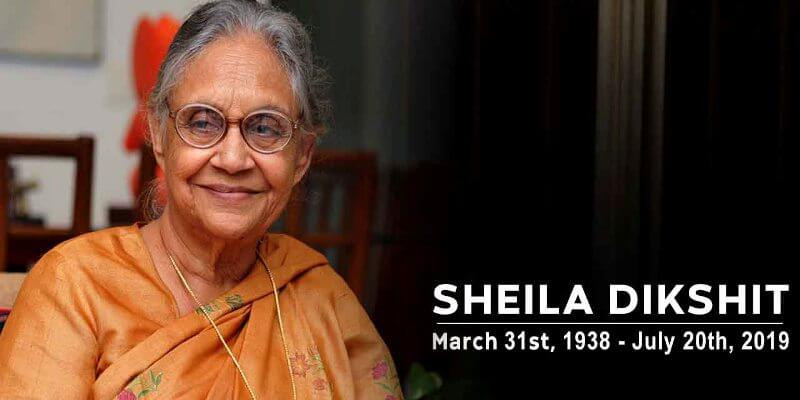 कांग्रेस कार्यालय पहुंचा शीला दीक्षित का पार्थिव शरीर, थोड़ी देर में होगा अंतिम संस्कार