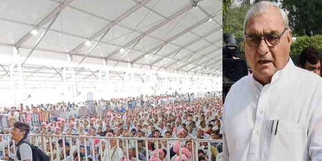 रोहतक रैली में हुड्डा बोले- आज पहले वाली कांग्रेस नहीं रही, भटक गई है राह
