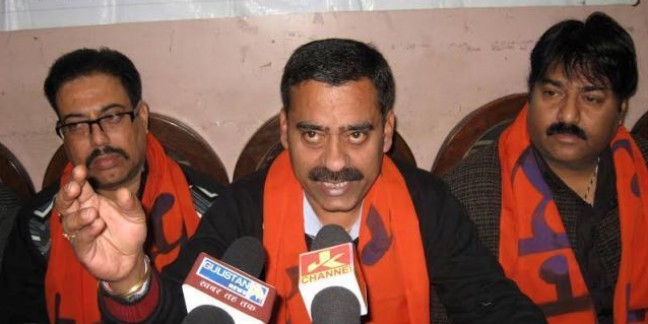 Sri Ram Sena Jammu and Kashmir president joins NC