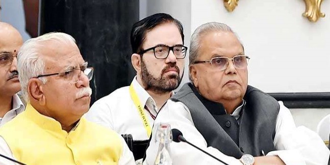 नीति आयोग की बैठक में सीएम मनोहर ने रखा विजन-2030 का मसौदा