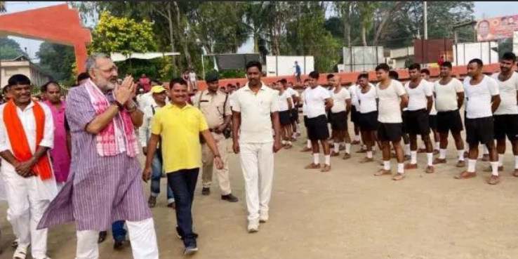 पटना में 'रन फॉर यूनिटी' में रविशंकर प्रसाद, बेगूसराय में दौड़े गिरिराज