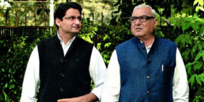 अनुच्छेद 370 पर कांग्रेस में घमासान तेज, हुड्डा पिता-पुत्र ने फिर कह दी बड़ी बात