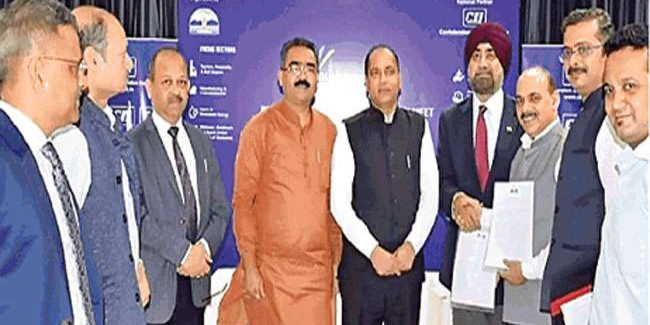 25 कंपनियों से पांच हजार करोड़ के निवेश का करार, इंडस्ट्रियल हब बनेगा हिमाचल