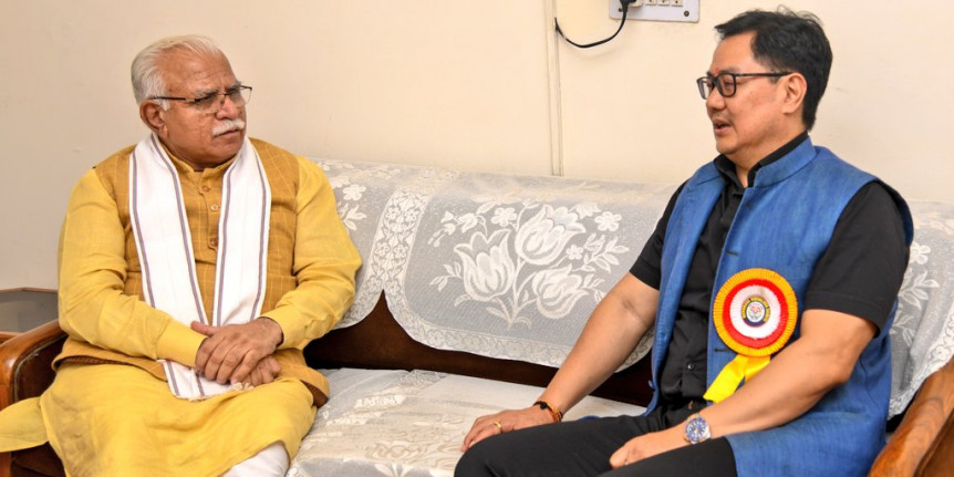 रिजिजू: ओलंपिक में टॉप-10 में आने का लक्ष्य, हरियाणा के खिलाड़ियों से काफी उम्मीदें