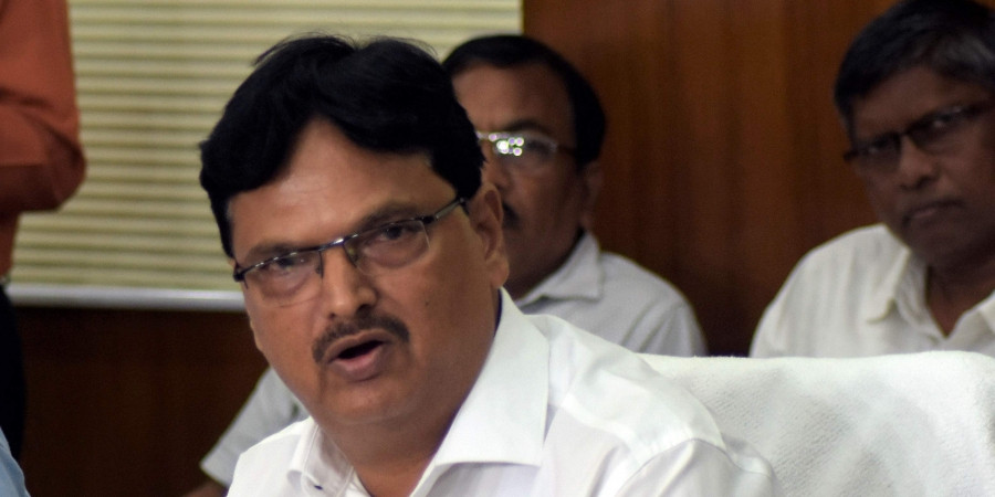 Odisha Finance Minister Niranjan Pujari snubs Congress MLA Santosh Singh, asks him to cool down