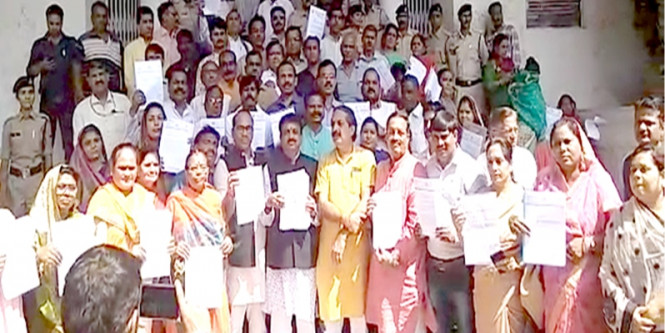 भोपाल के बंटवारे पर भाजपा-कांग्रेस फिर आमने -सामने