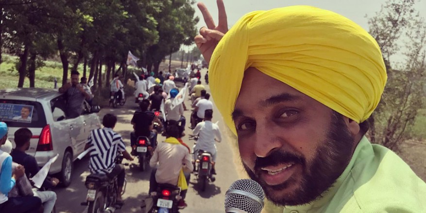 AAP के इकलौते सांसद भगवंत मान बोले, 'अगर मोदी लहर हैं, तो मैं सुनामी हूं'