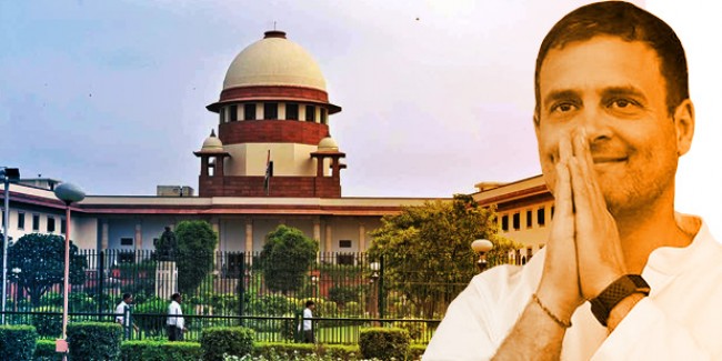 अवमानना मामले में कांग्रेस अध्यक्ष राहुल गांधी ने सुप्रीम कोर्ट से बिना शर्त मांगी माफी