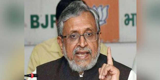सुशील मोदी ने की सरकार की नीतियों की तारीफ, लालू पर निशाना