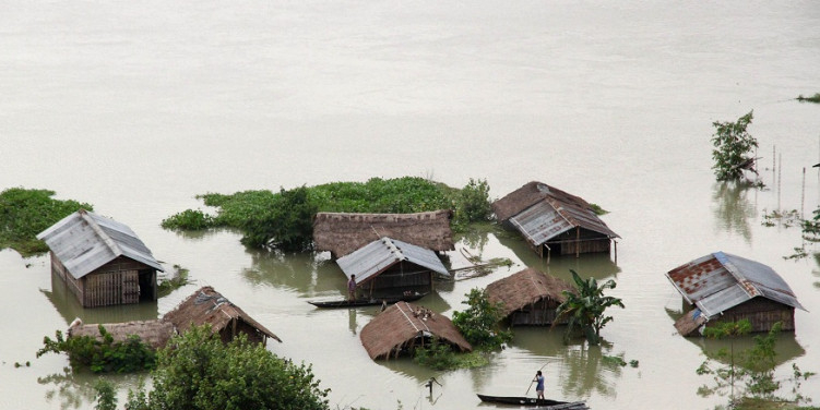 Hope Floats in Majuli Island of Assam Amidst the Flood