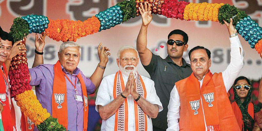 PM Narendra Modi says he will jail Congress leaders in next five years