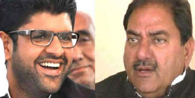 भतीजे दुष्यंत ने किया अभय चौटाला का तख्तापलट, इनेलो विधायक दल के नेता से हटाया
