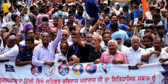 रविदास मंदिर को फिर से बनवाने के लिए सड़कों पर उतरेगा मुस्लिम समाज